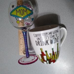 Plaltzgraff coffee/wine lot